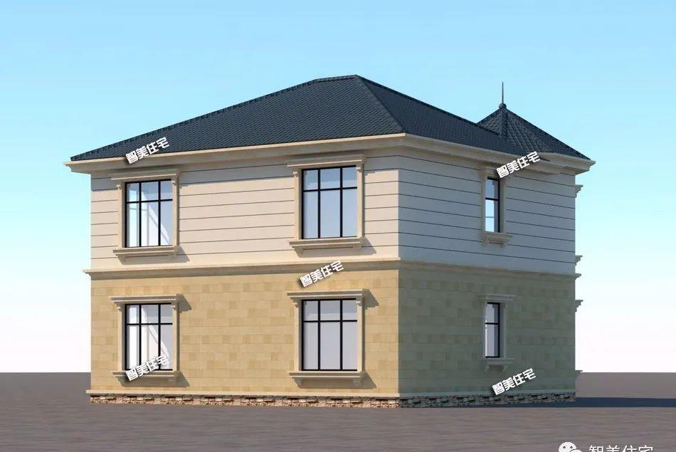 带八角窗 飘窗设计的别墅,主体用框架结构,美观又结实__财经头条