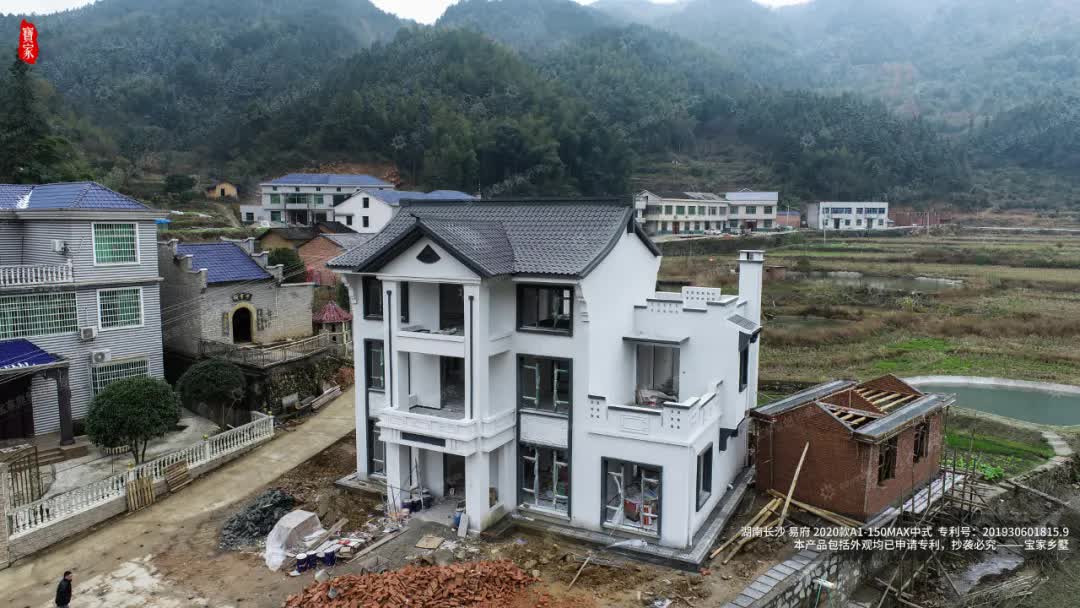 藏在浏阳深山里的这栋中式小别墅每一帧都美得像明信片