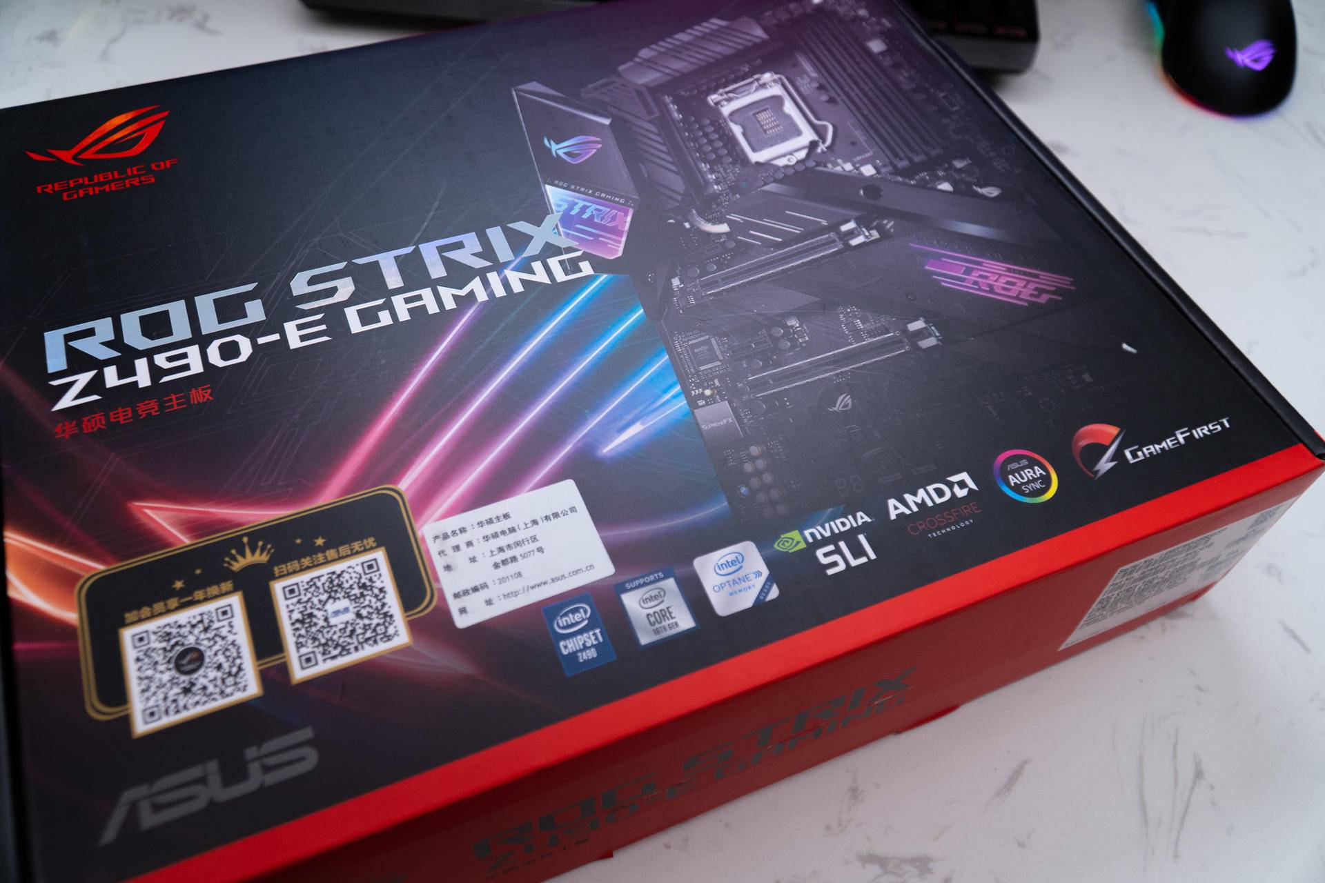 更加绚丽!玩家国度 STRIX Z490-E GAMING 开箱体验__财经头条