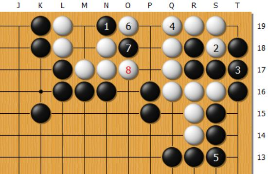 每日一题 黑先 角部棋形很有干扰计算的意味