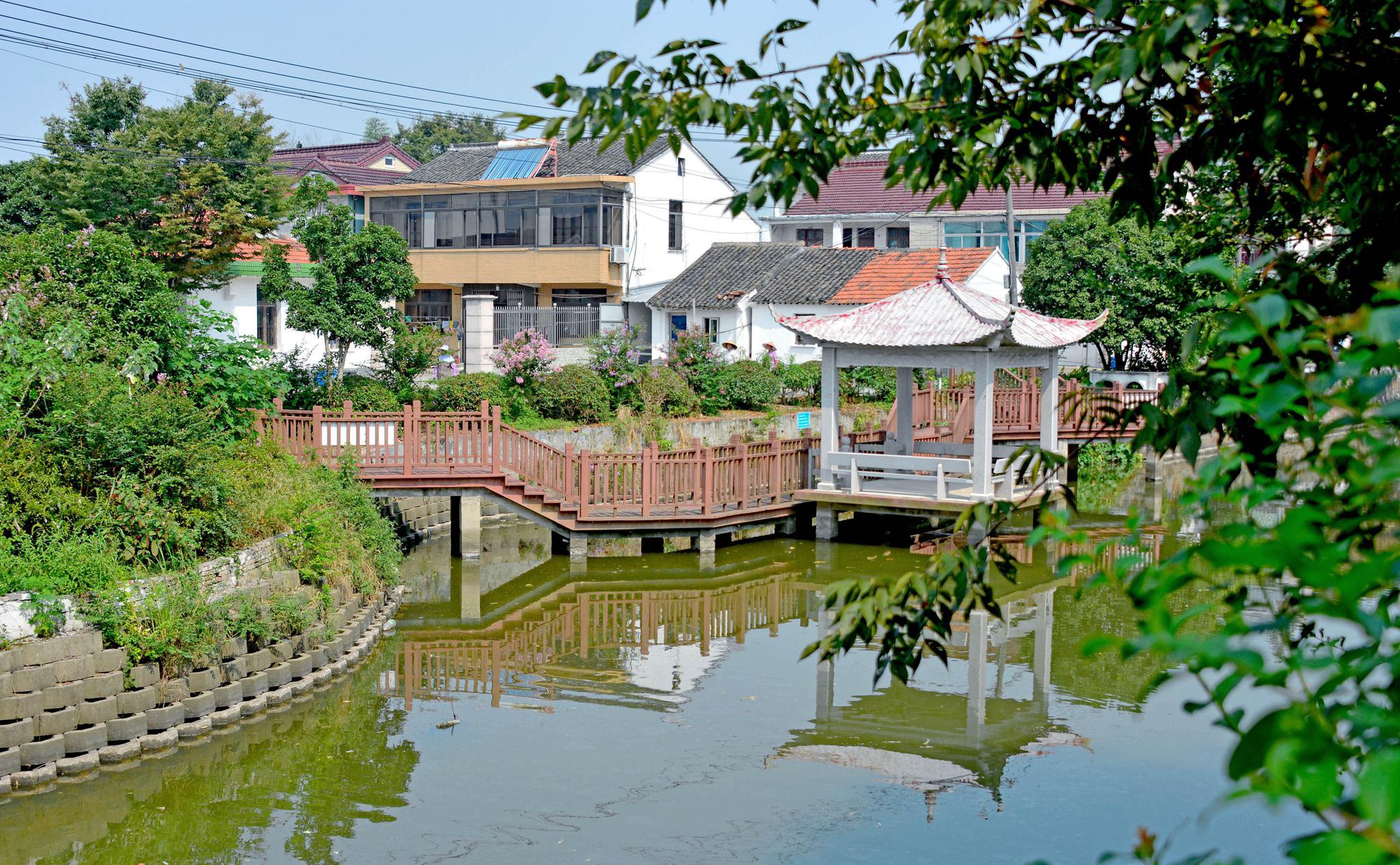 水美乡村——北古庄,江苏无锡锡山区东港镇,港南村.