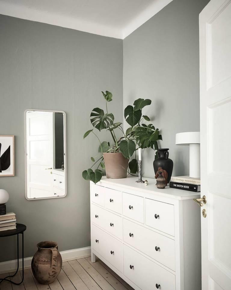 现代风格舒适的家,灰绿色温暖的卧室|灰绿色|客厅|白色_新浪新闻