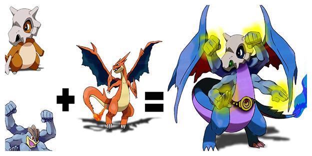 精灵宝可梦当宝可梦融合进化皮卡丘变大力士达克莱伊长真腿