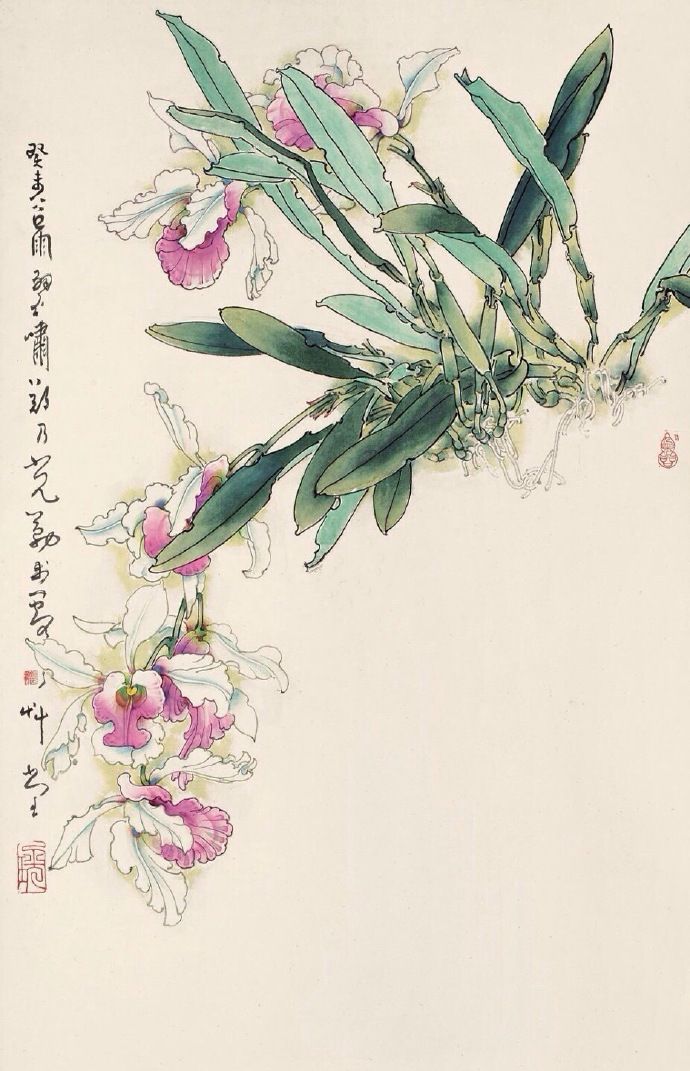 能工擅写,工写并用.郑乃珖花鸟作品欣赏