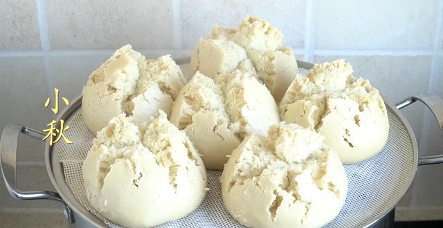 纯碱开花馒头不用酵母和泡打粉自然发酵个个开花