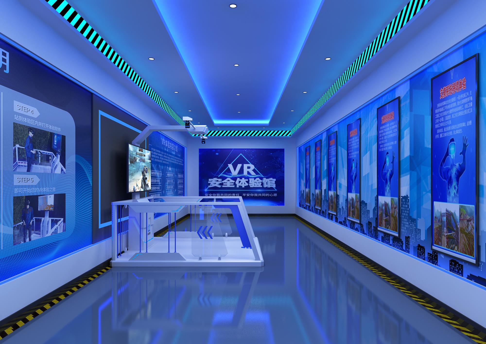 体验者可以利用vr设备体验多种交通安全模拟案例,多样性的展现形式