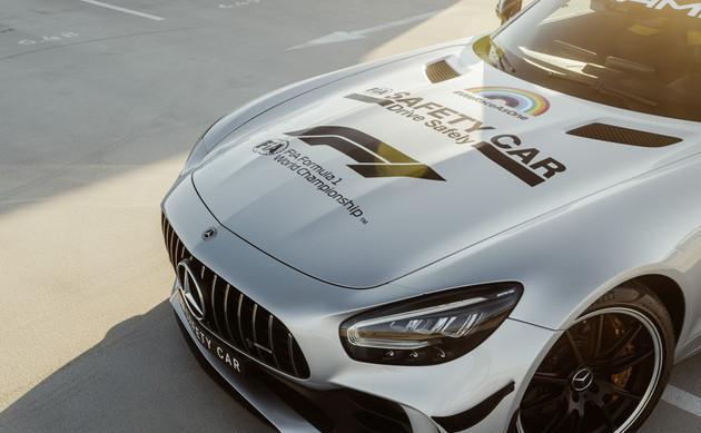 奔驰amggtr出任f1安全车本赛季周末重启