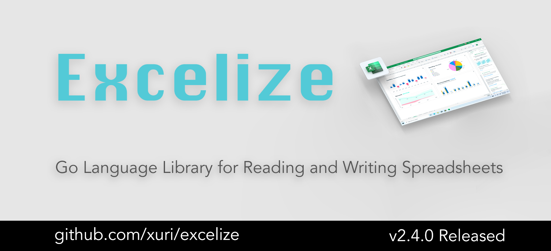 Excelize 2.4.0 发布, 新增 152 项公式函数支持