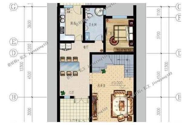 2套开间8米宽的农村自建房,主体20-25万,带院子住起来真舒适