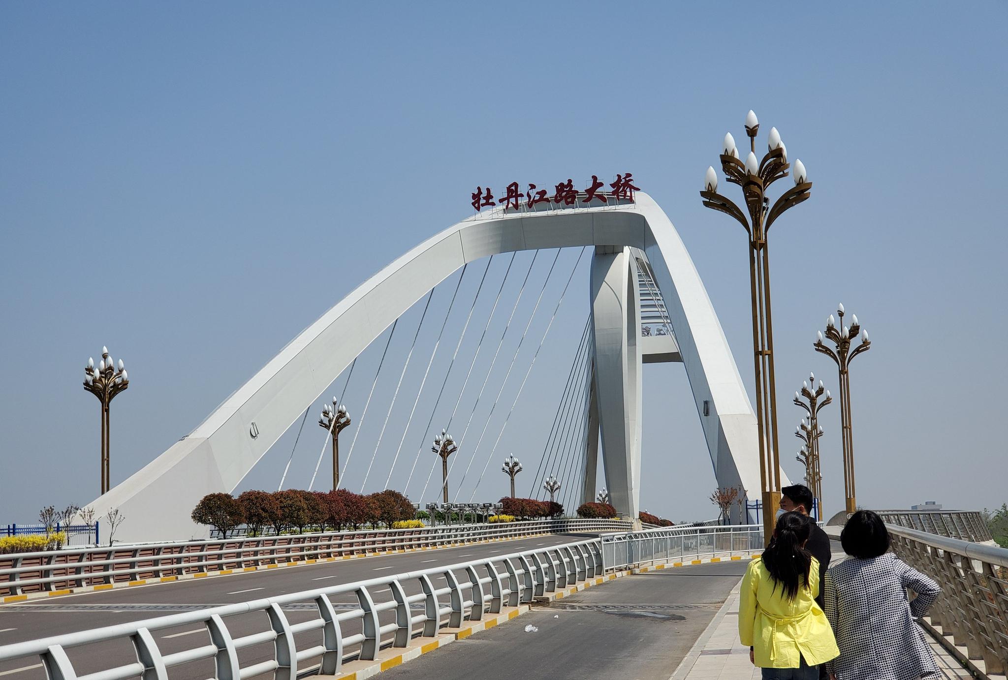 漯河牡丹江大桥牡丹园图片
