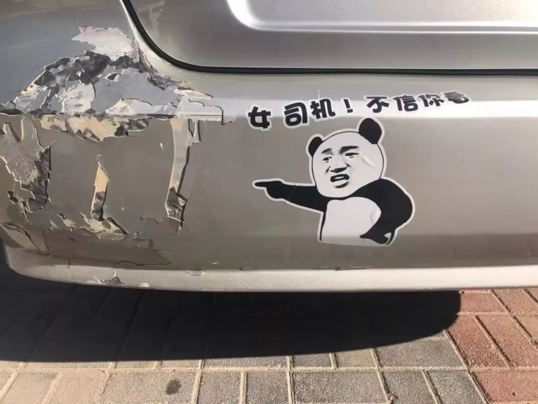 这些车贴太奇葩了,不能我一个人笑