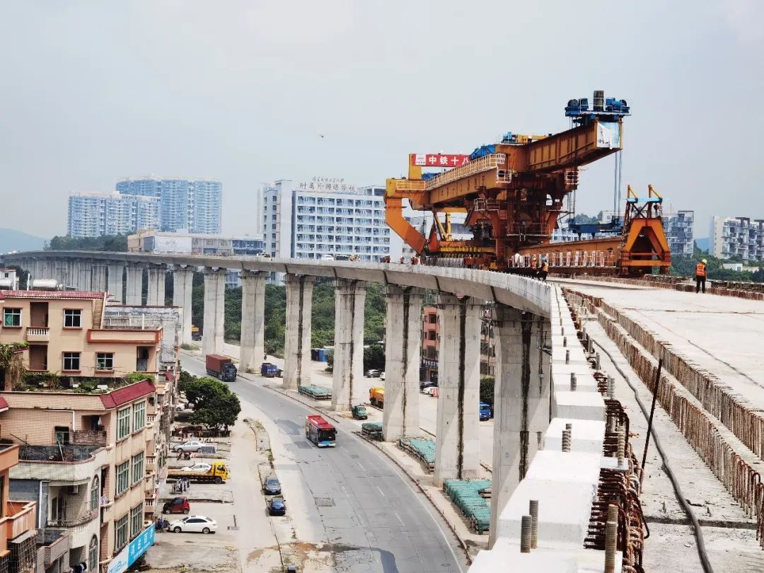 新白广城际铁路南段主体工程基本完工