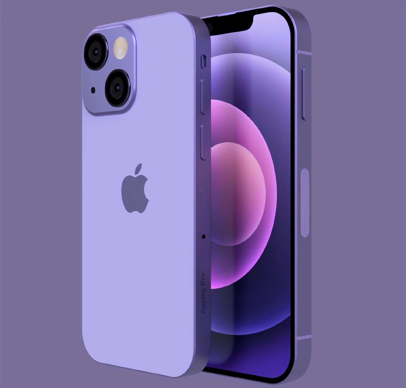 苹果iphone 13 Mini渲染图出来了 这两个配色非常有诱惑力 财经头条