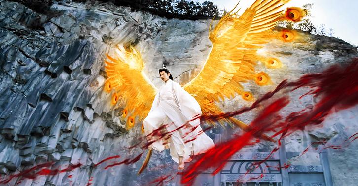 琉璃拍摄现场真的有大翅膀褚磊也成了妖司凤璇玑双双羡慕