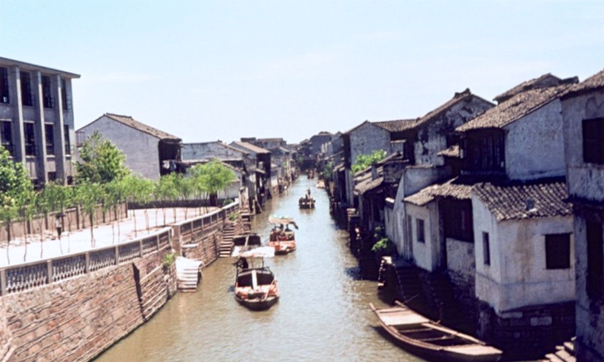 罕见彩照:1971年的苏州,老照片带你重温苏州老城的旧时光