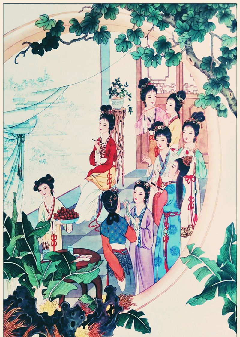 《红楼梦》金陵十二钗之“惜春作画”