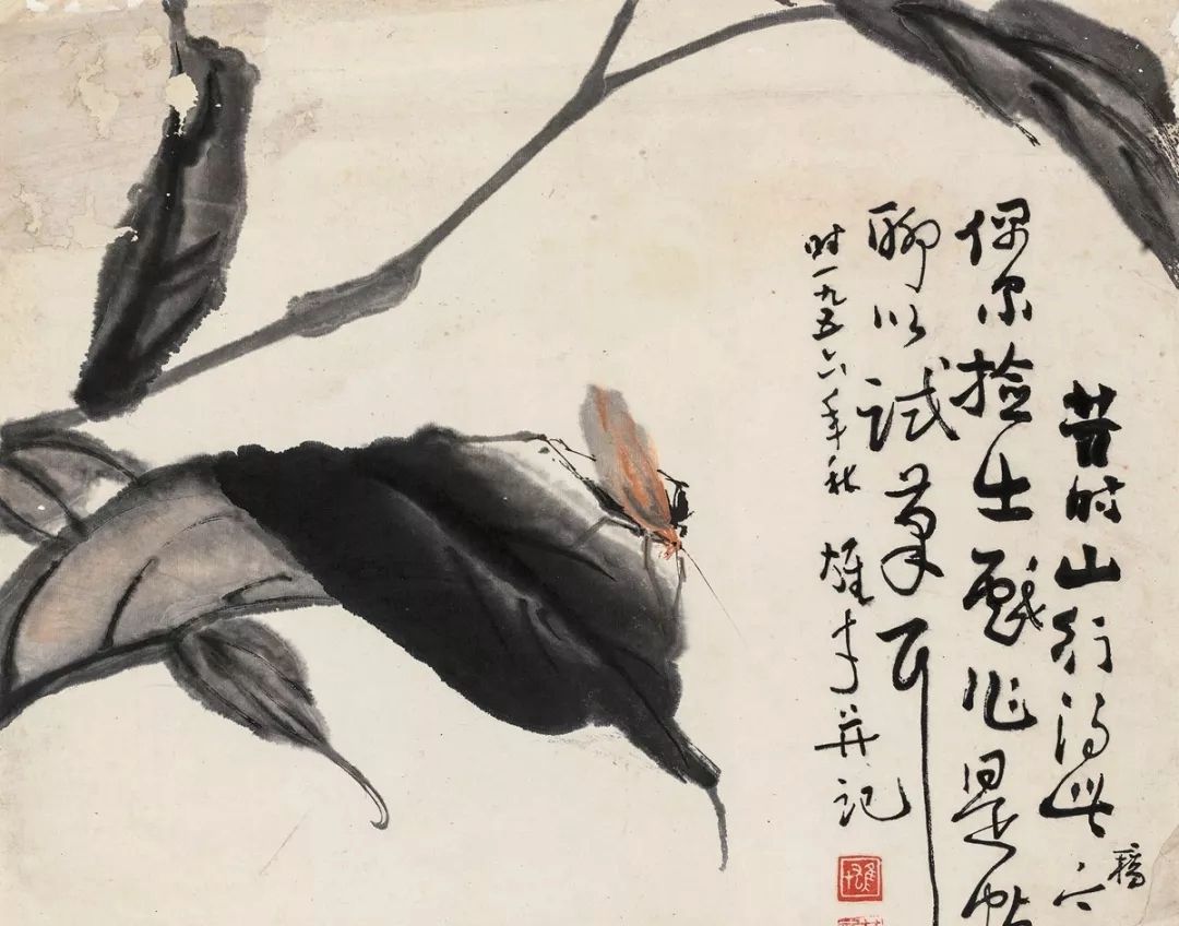 他是岭南画派代表人物,善画巨幅山水,还精于花鸟虫草!