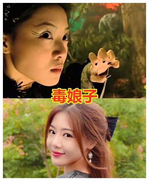 仙剑女配角卸妆,毒娘子是邓家佳,水碧颜值下降,却被万玉枝美到