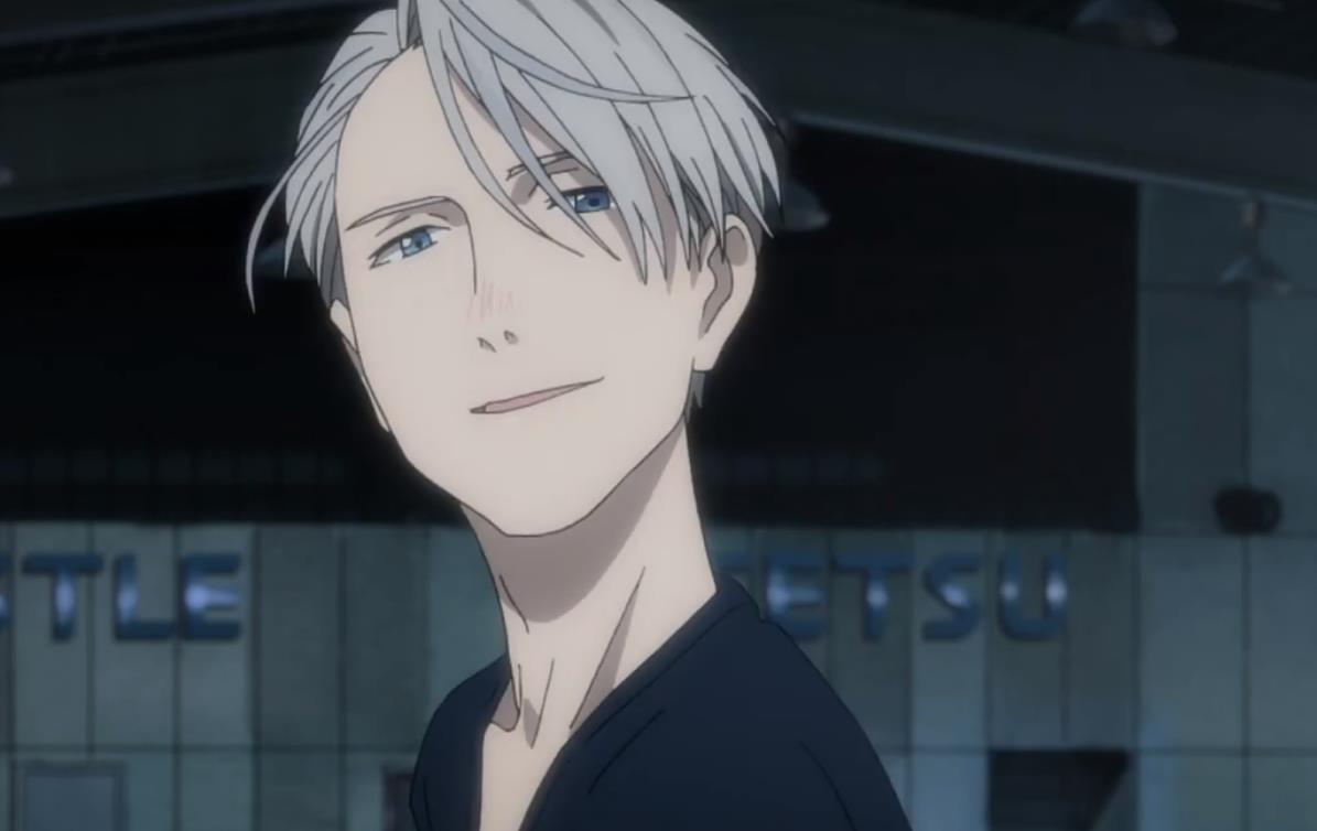 动漫冰上的尤里勇利和维克托的冰上芭蕾