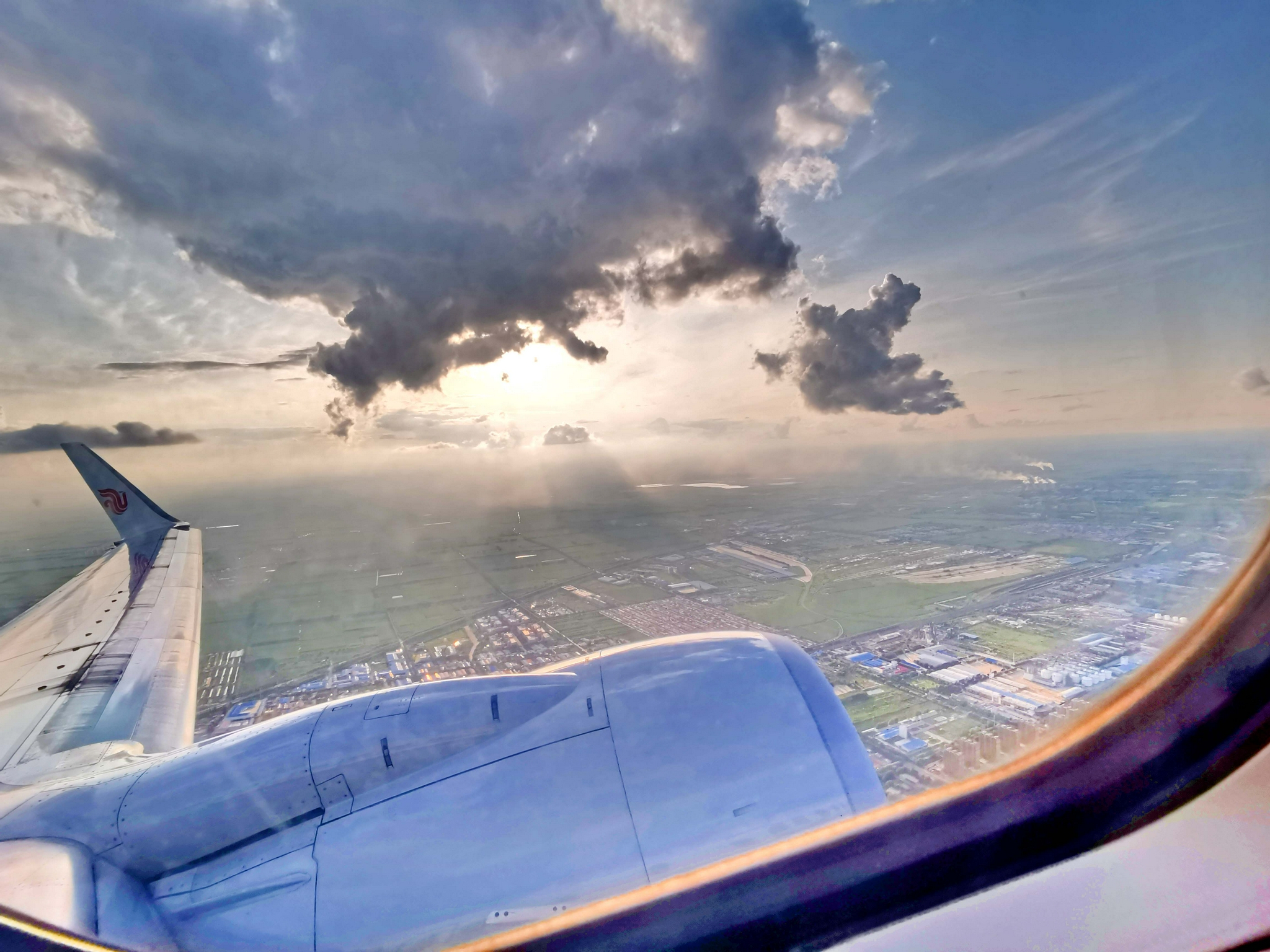 飞机窗外的风景,原创拍摄