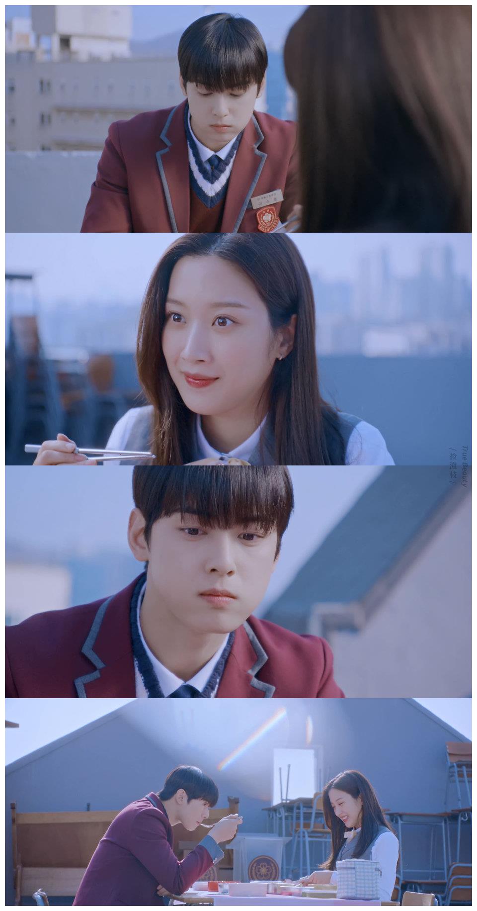 素颜丑小鸭,妆后白天鹅,搭档男神车银优,这样的女神你爱了吗?