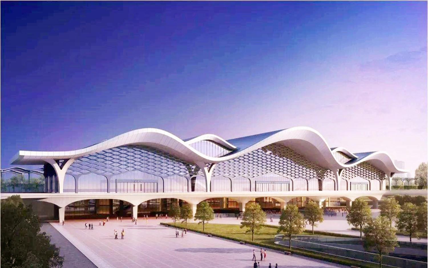 站台规模为2台6线,计划2022年建成|孝感|高铁|南站_新浪新闻