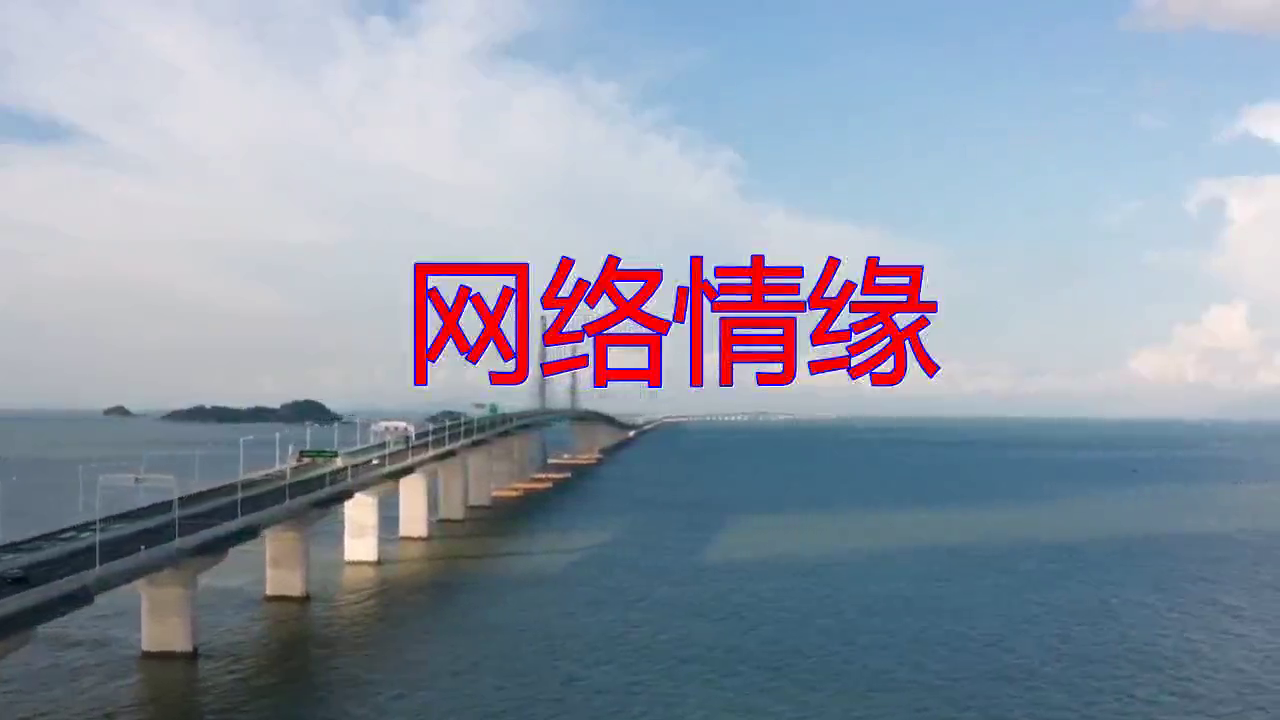 望海高歌的一首《网络情缘》,娓娓动听,一听就醉