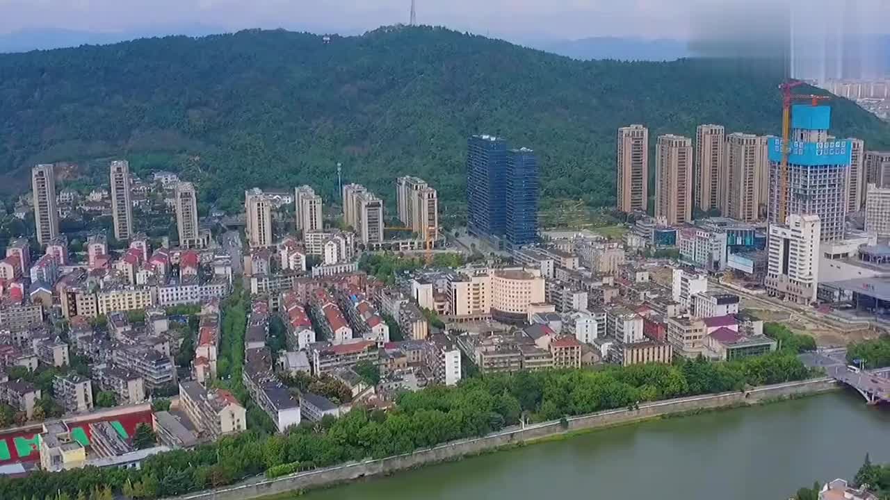 航拍诸暨市,一个县级市,发展的真不错,山东河北一些城市快来看