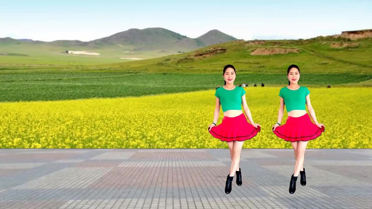 孝昌开心美美哒广场舞《摇太阳》