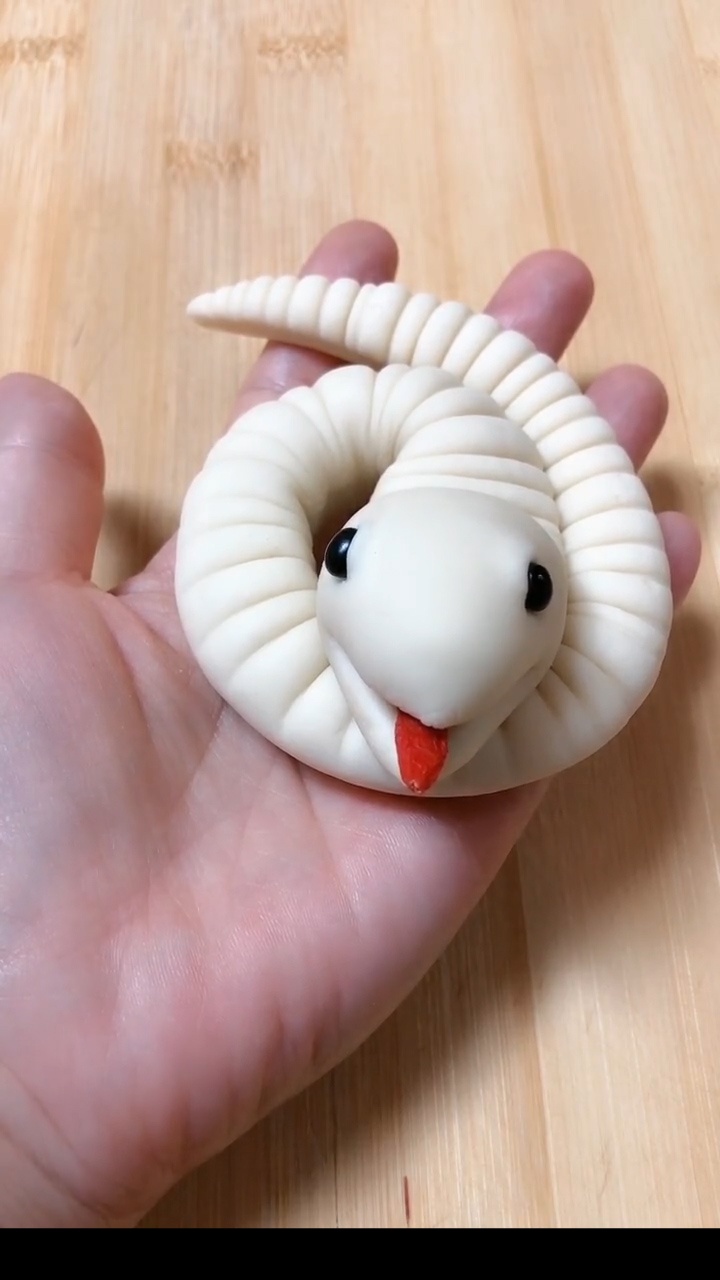 面食小动物,眼镜蛇制作,哄孩子神器!