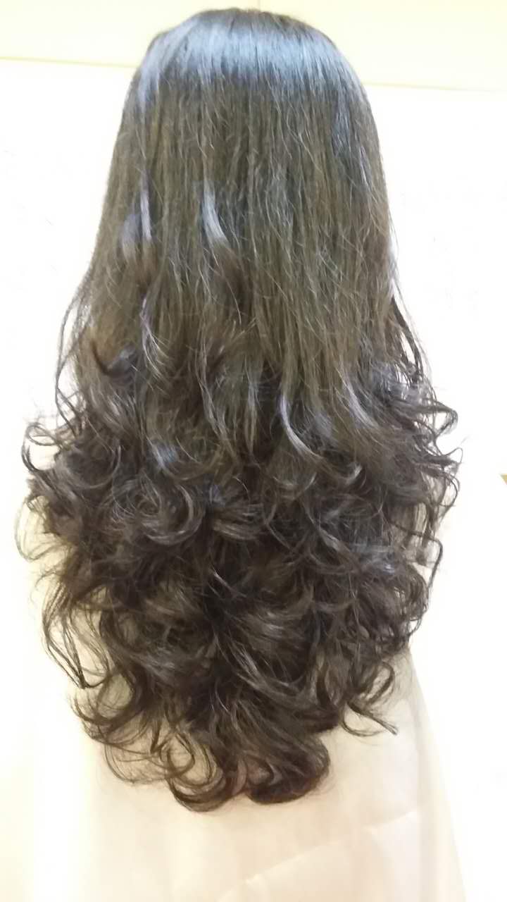 时尚又好打理的发尾抱团卷