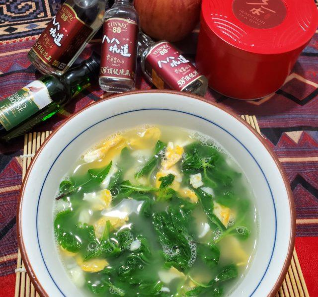 薄荷鸡蛋汤,不用慢炖也很鲜美哦