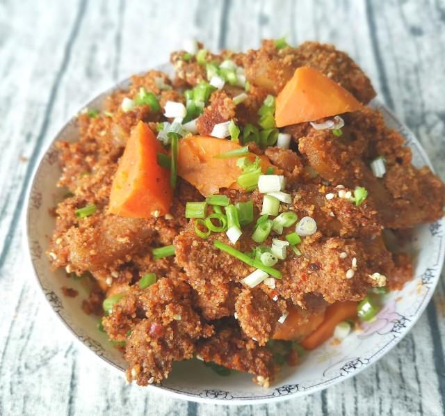 火麻红薯粉蒸肉肥而不腻健康无油烟