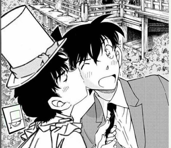 为啥怪盗基德亲不到工藤新一却差点亲到了服部平次