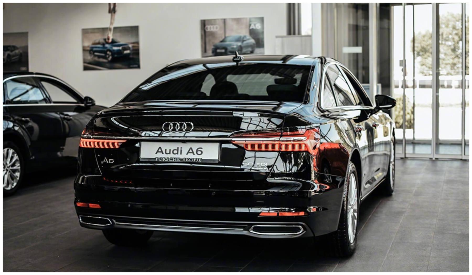 武汉一辆奥迪c200l走红尾标看懵老司机众泰出新款了