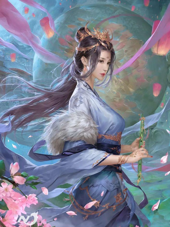 中国风古典美女动漫图片