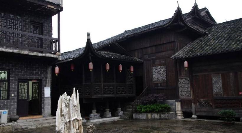 湖南张家界老院子旅游景点游记心得:典型的土家族园林特色