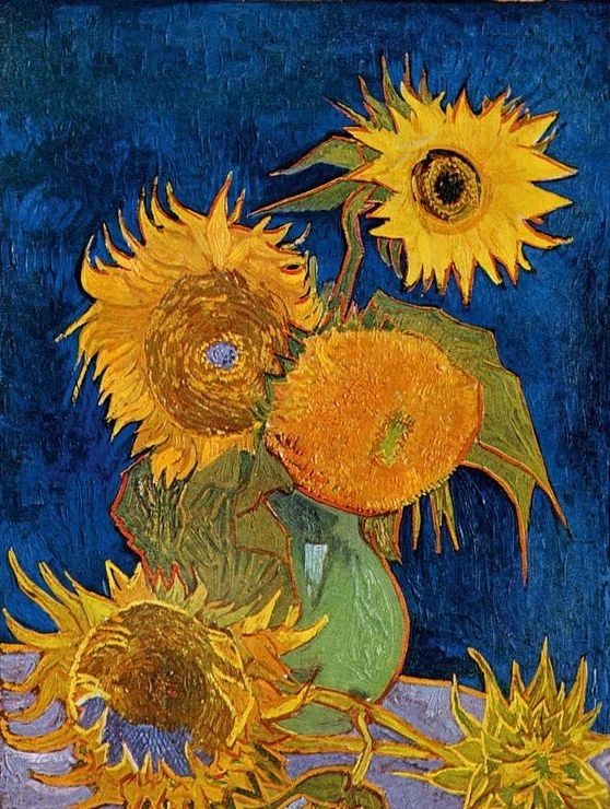 他的向日葵,是他用灵魂赋予的,用生命创作的,这就是梵高_高清图集_新