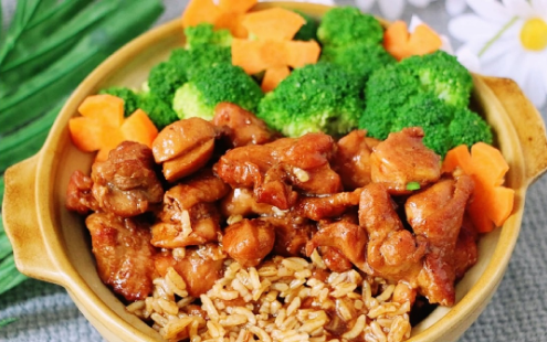 美食家常拌饭系列:韩式鸡胸肉拌饭,黑椒鸡肉饭,蜜汁卤肉饭