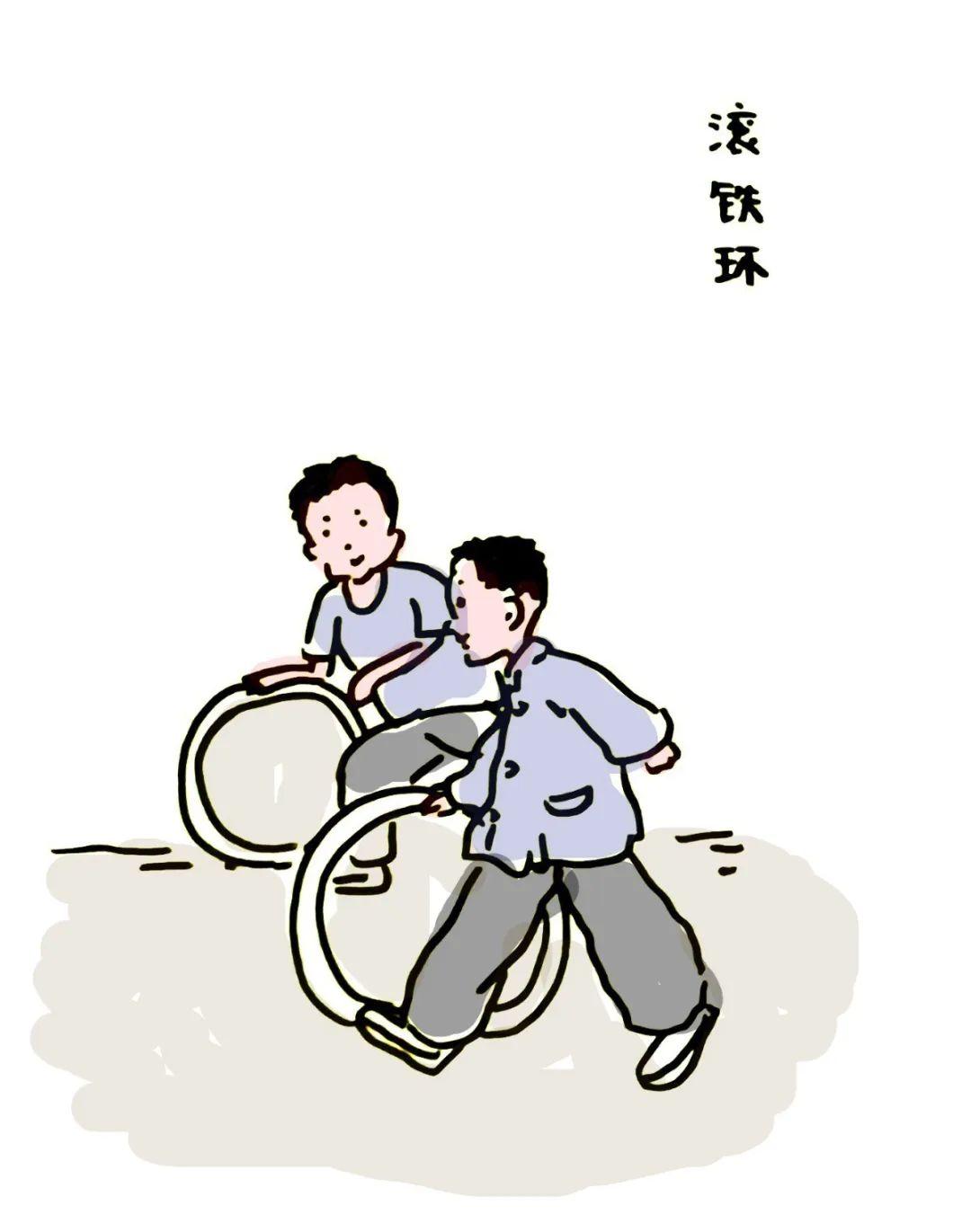 六一儿童节漫画童年的回忆