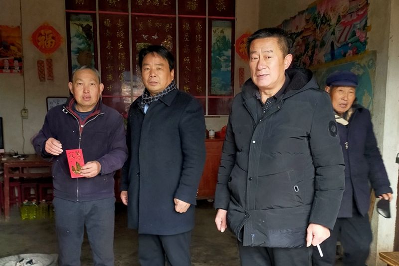 潢川县双柳树镇李楼村爱心人士开展春节慰问活动|双柳树镇|李楼|潢川