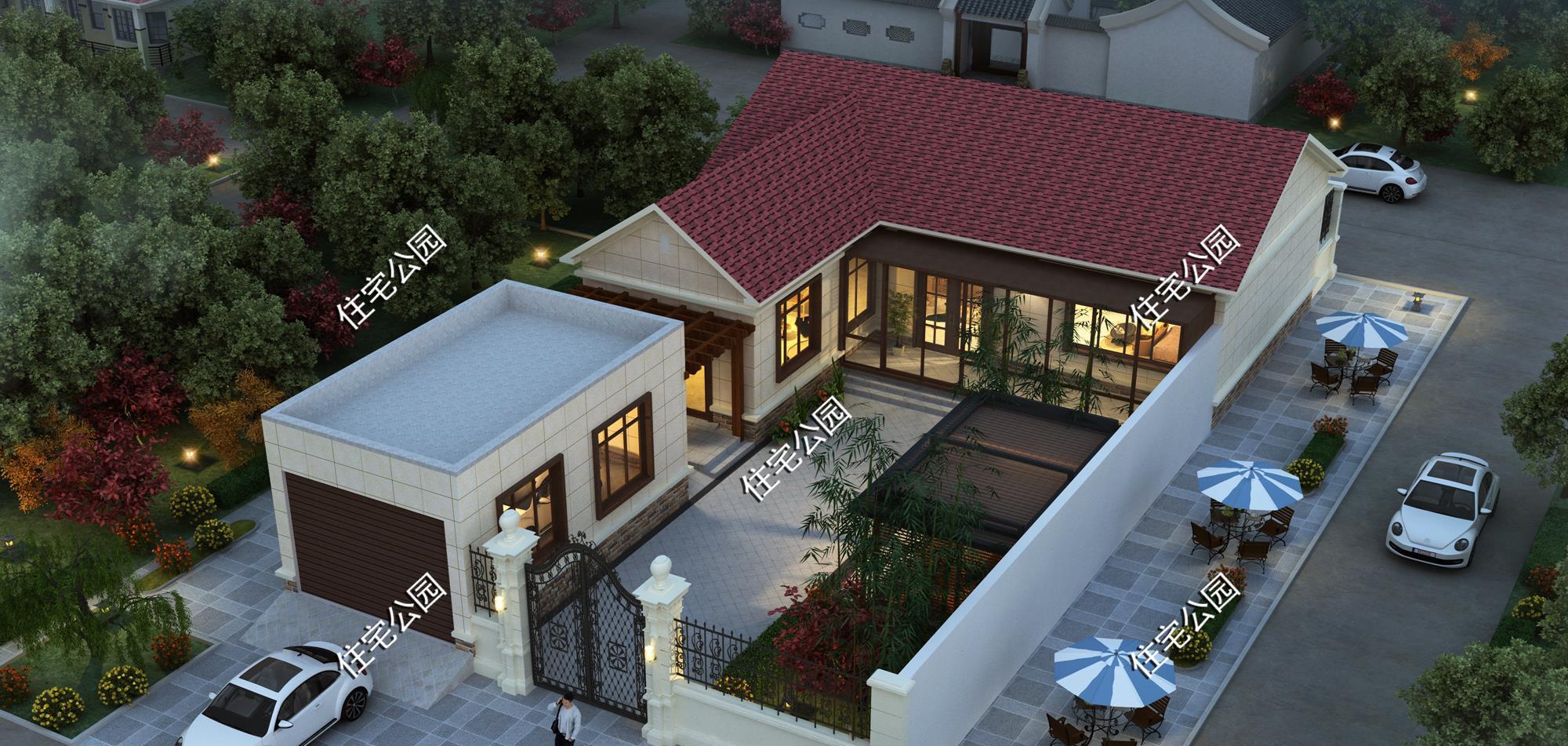 农村养老还是一层好18万起建的平层别墅心动不