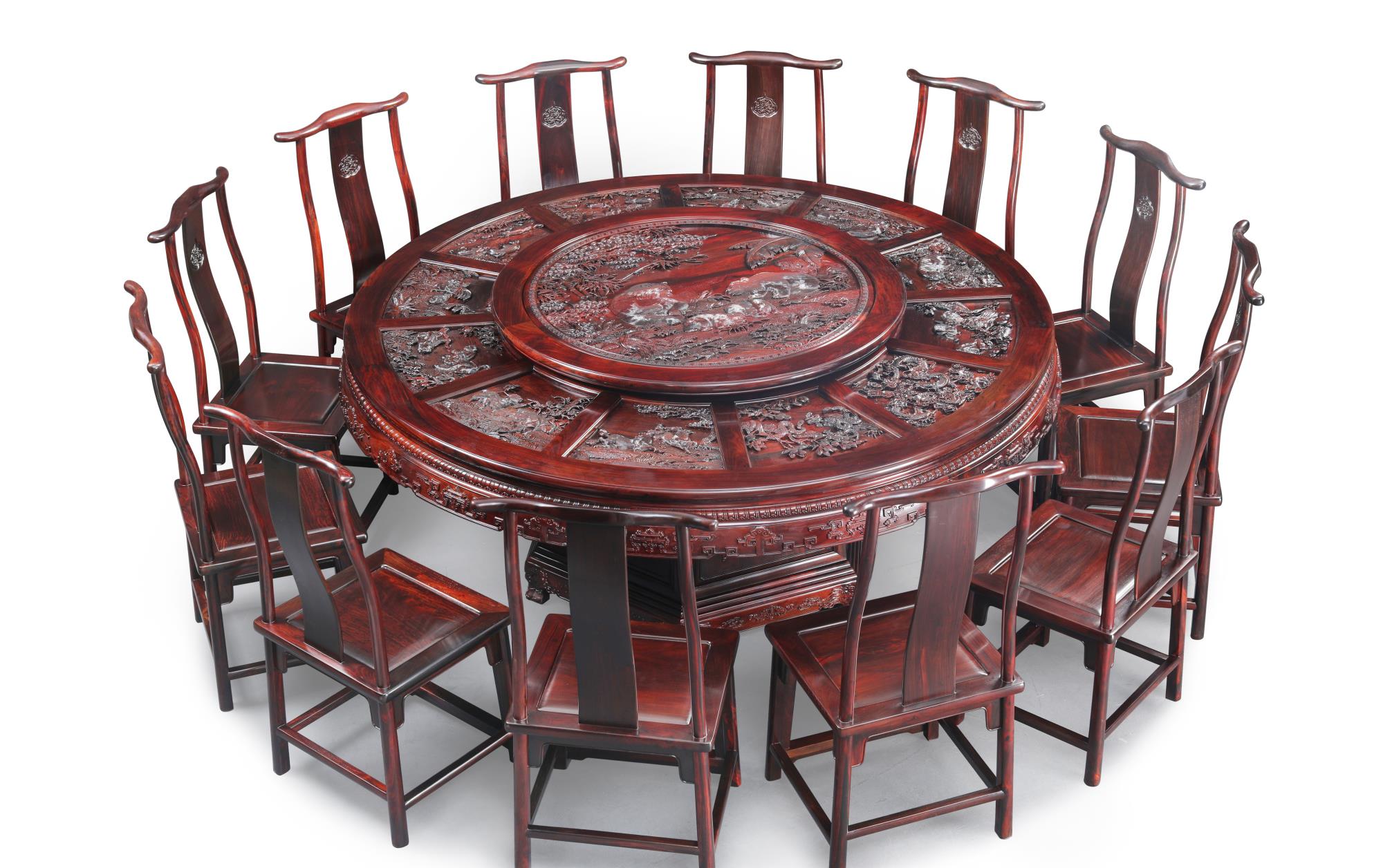 红木家具圆桌有什么寓意?