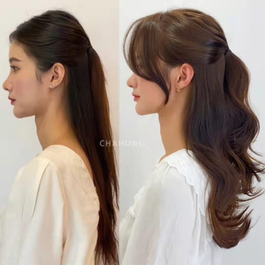 你适合“披头发”还是“扎头发”，关键看脸型和发际线，别搞错了