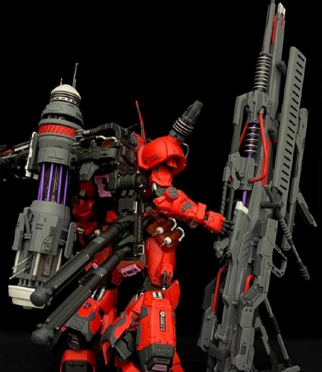 武器背包变主体细节改造扎古勇士