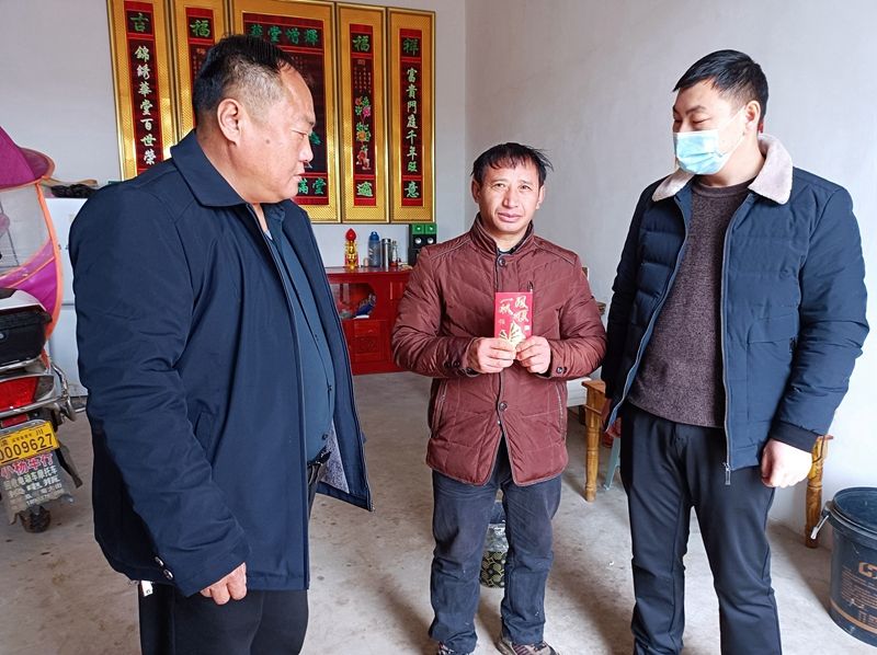 潢川县双柳树镇李楼村爱心人士开展春节慰问活动|双柳树镇|李楼|潢川