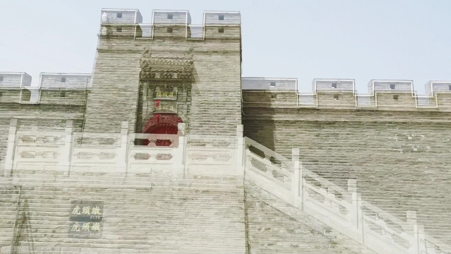 偏关护城楼,骑骥明将万世德