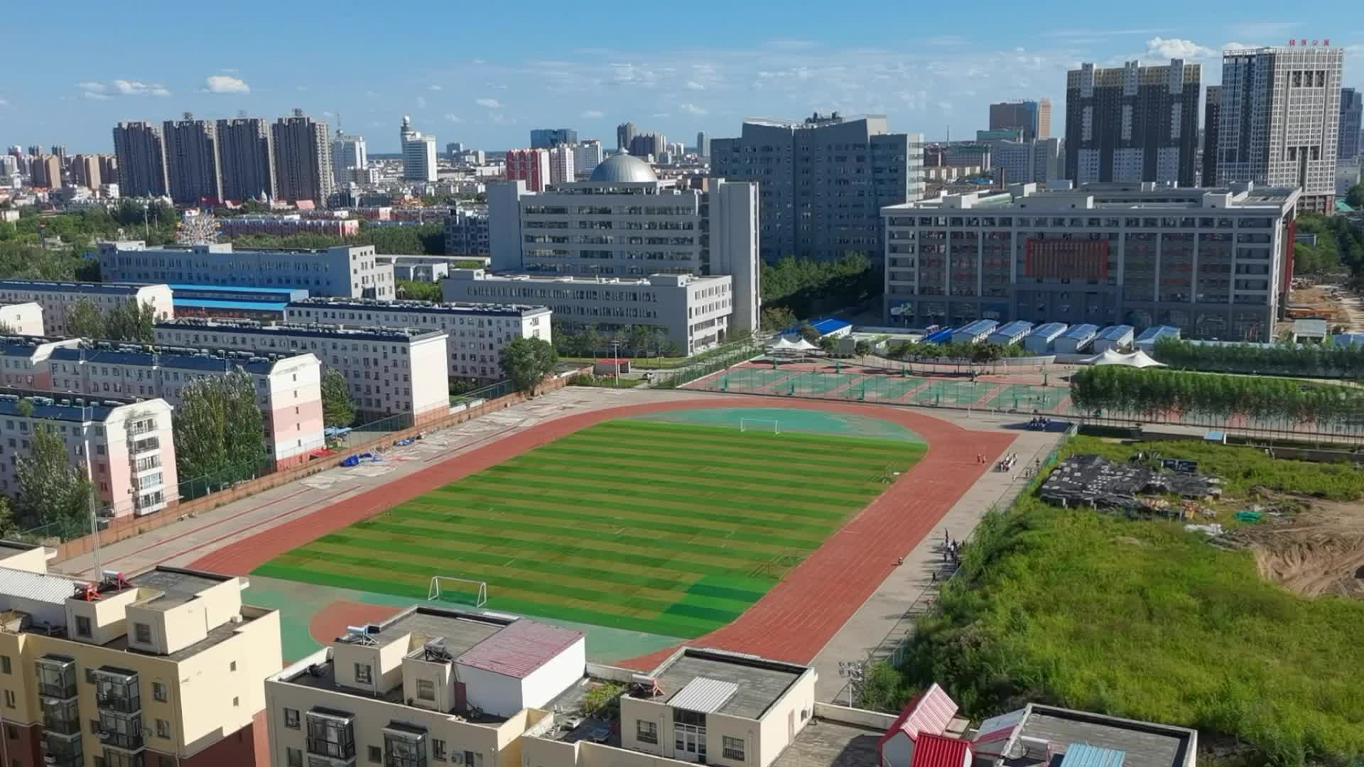 内蒙古民族大学图书馆,原创视频