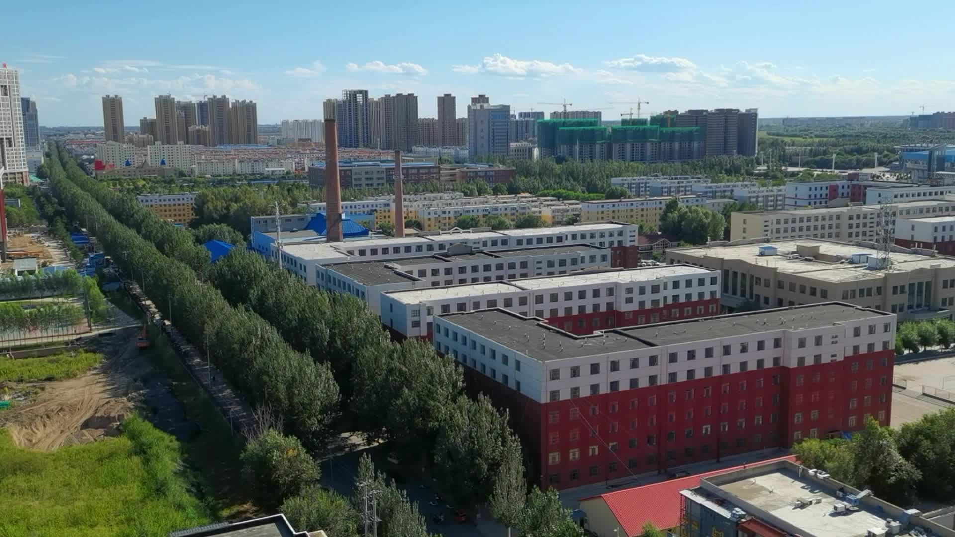 通辽市前进路内蒙古民族大学图书馆原创视频