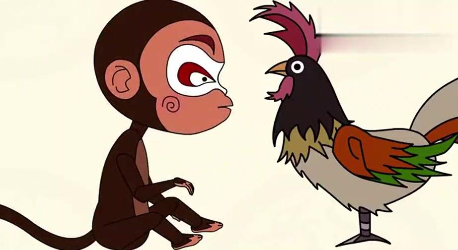 原来杀鸡儆猴的故事中猴子才是被杀死的